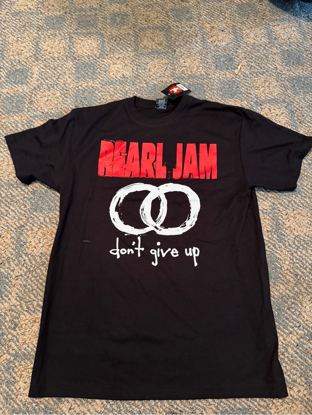 Pearl Jam Don’t Give Up Double-Sided Graphic Band Tee | New With Tags | Black